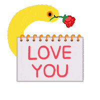 I Love You Sticker by pikaole