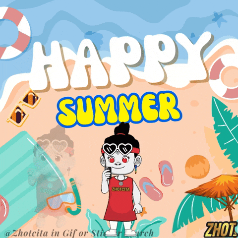 Summervibes Happy Summer GIF by Zhotcita