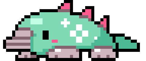 Rock Pixel Art Sticker