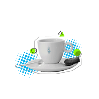 Coffee Mug Sticker by bildschnittTV