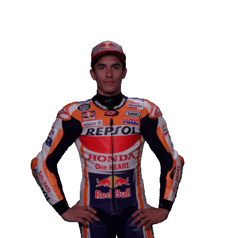 happy marc marquez Sticker by MotoGP