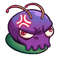 coffeenauts game angry alien future Sticker