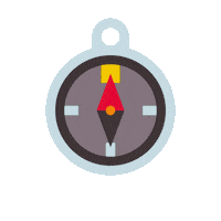 Compass Customer Journey Sticker by Oom Bigbo