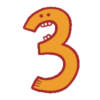 Alphabet Number Sticker