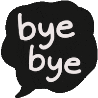 Bye Sticker