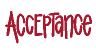 Acceptance Accept Sticker