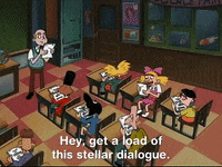 hey arnold nicksplat GIF