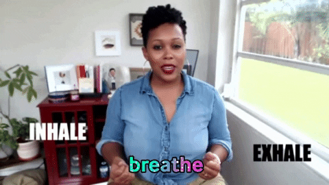 Livewithtiffany giphygifmaker breathe mindfulness chill out GIF