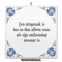 Nl Reflectie Sticker by Tegelspreuken.nl