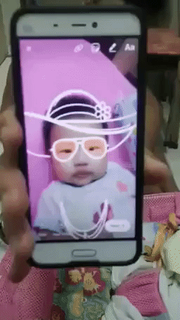 Adorable Baby Girl Loves to Take Selfies