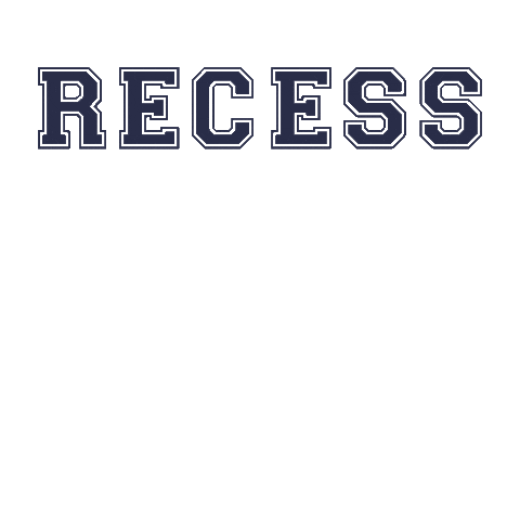 we_recess fitness workout playtime recess Sticker
