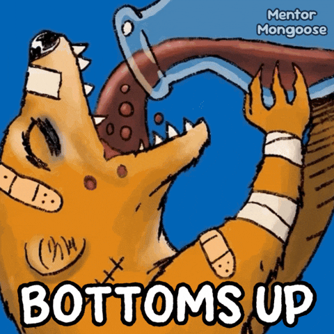 Bottoms Up Bottle GIF by VeeFriends