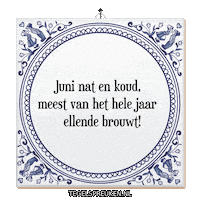 Winter Spreuk Sticker by Tegelspreuken.nl