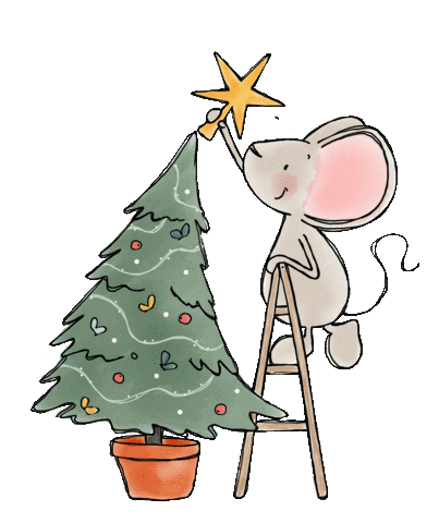 Christmas Beer Sticker by Thuis bij Muis