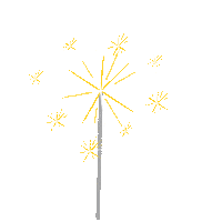 Sparkle Fireworks Sticker