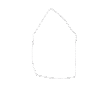 kelsiewhitedesigns house shape kelsiewhitedesigns littlehomestead Sticker