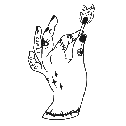 Hand Tattoos Sticker by Ephemeral Tattoo