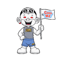 Call Me Laugh Sticker by Zhot