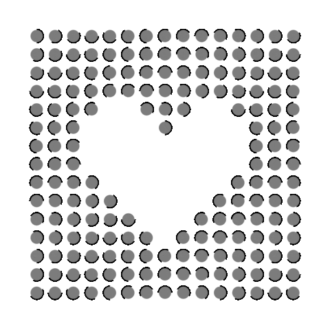 Black And White Love Sticker by Feliks Tomasz Konczakowski