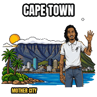 South Africa Hello Sticker by TEAM AF