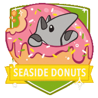 Donut Seaside Sticker