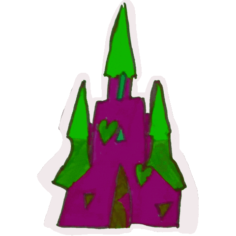 Castle Love Sticker