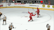 checkershockey funny celebration celly charlotte GIF
