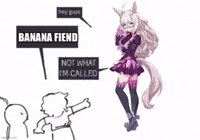 Horse Banana GIF