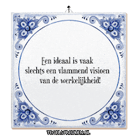 Hoop Wijsheid Sticker by Tegelspreuken.nl
