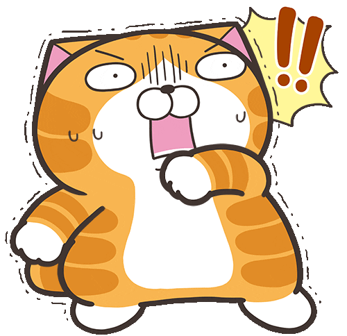 Cat Wow Sticker by MochiDad