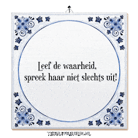 Nl Wijsheid Sticker by Tegelspreuken.nl
