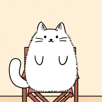 Sassy White Cat GIF by MESA My Emotional Support Animal