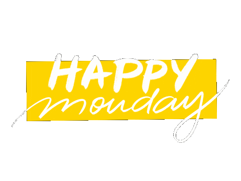 Monday Calligraphy Sticker