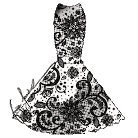 wedding dress Sticker by Anya Jardim Atelier Couture