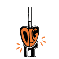 circadesign idea carrot lightbulb dream it Sticker