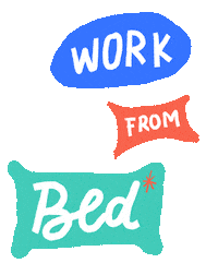 Working Work From Home Sticker by eugeniaclara
