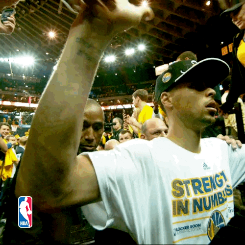high five golden state warriors GIF by NBA