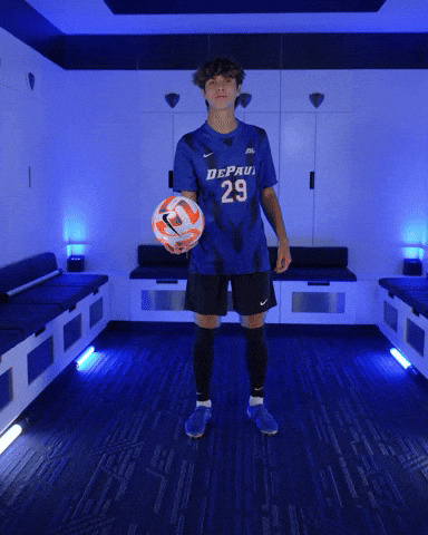 Mens Soccer GIF by DePaul Athletics