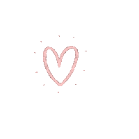 lanazager love heart pastel simple Sticker