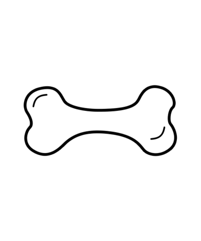 dogtopiacanada dog puppy bone dog mom Sticker