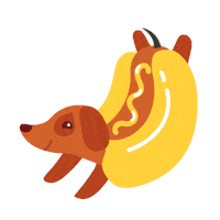 hot dog Sticker by Rover.com