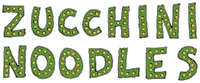 zoodles zucchini noodles Sticker by Inspiralized