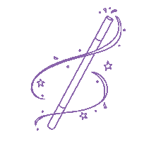Magic Wand Sticker by Twinkl Parents