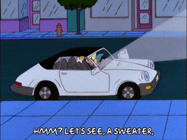 Season 12 Car GIF by The Simpsons