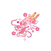 kiran_ta2 kawaii dragon sanrio kiranta2 Sticker
