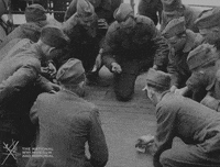 NationalWWIMuseum black and white ship military dice GIF