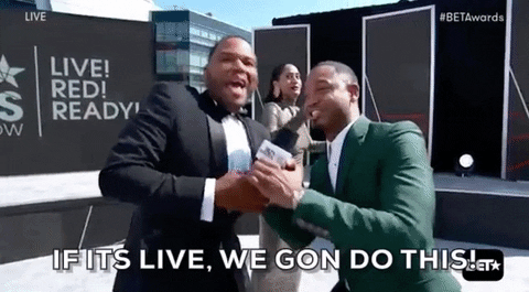 If Its Live We Gon Do This Anthony Anderson GIF by BET Awards