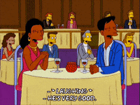 homer simpson laughing GIF