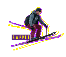 SappeenMatkailukeskus skiing downhill laskettelu sappee Sticker
