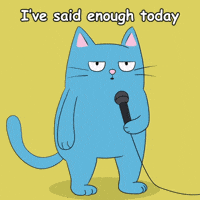 Sassy Blue Cat GIF
